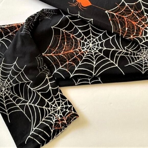 NEW GOTH SPIDERWEB LEGGINGS HALLOWEEN COSPLAY COSTUME - Picture 4 of 7
